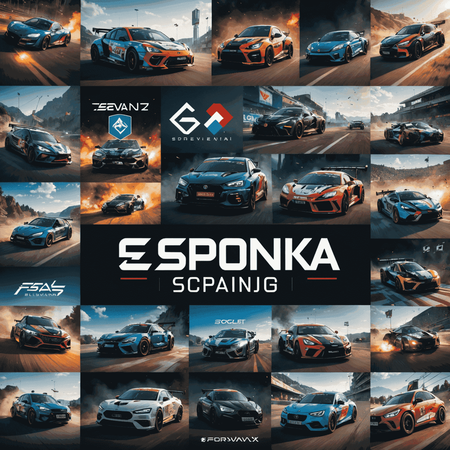A collage of popular video games, esports events, and gaming peripherals representing the top gaming trends in Slovakia