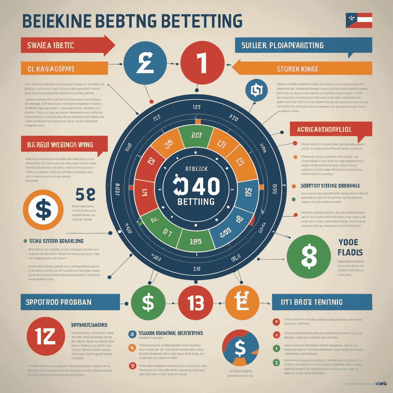 A beginner-friendly infographic showing steps to start online betting, featuring Slovak currency and popular betting options